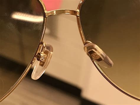 gucci glasses with nose pads|fixing nose piece on glasses.